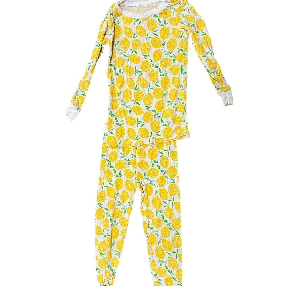 GUC Little Sleepies 2pc PJ Set Longsleeve pants: Lemons Size 2T